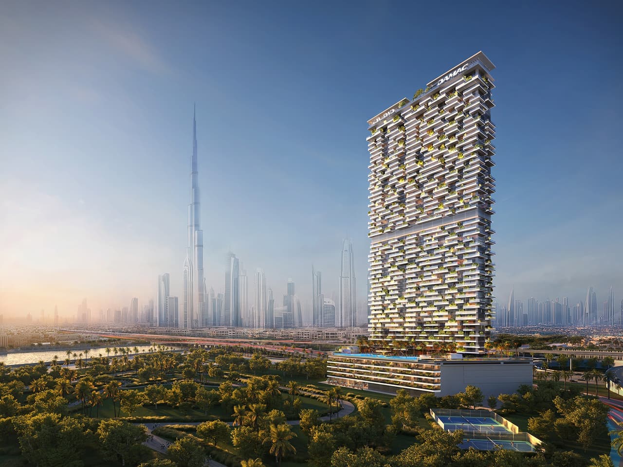 Safa Gate residential tower on Sheikh Zayed Road, Dubai